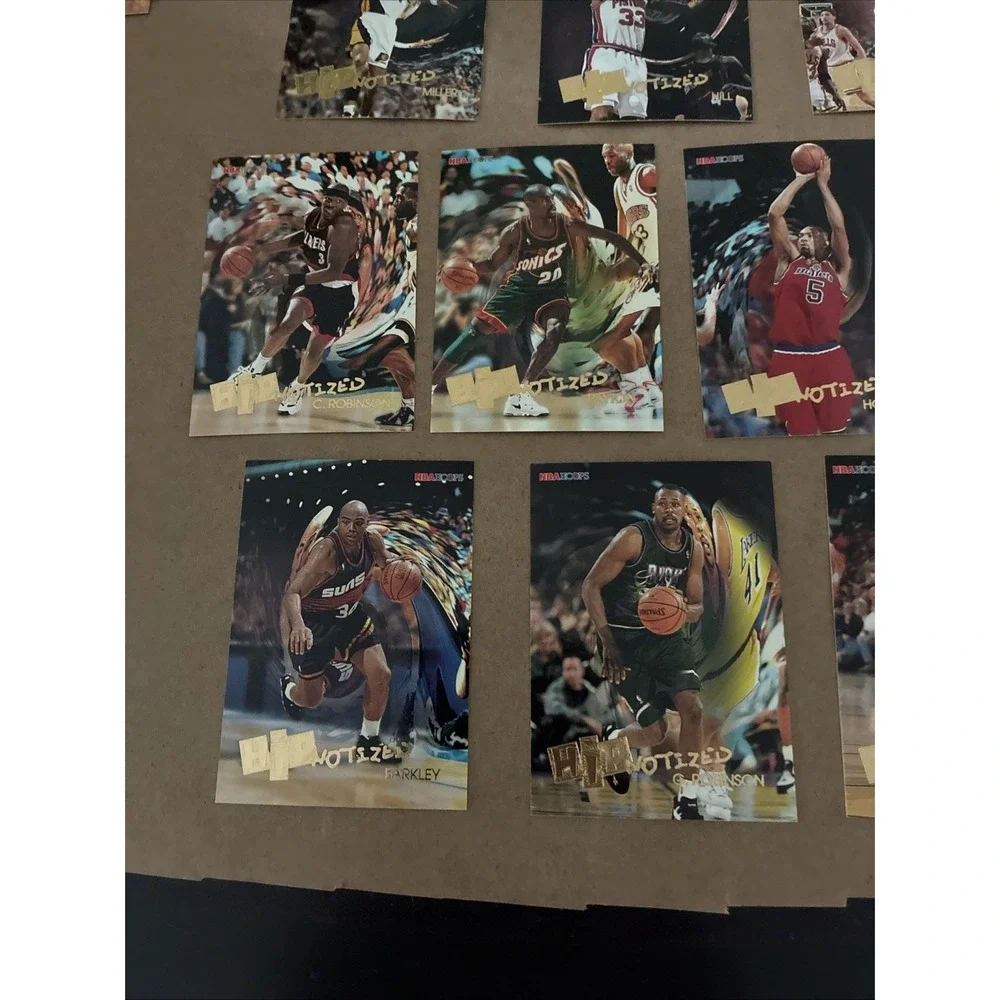 1996-97 Hoops Hipnotized‎ 13 Card Lot O'Neal Rodman Mourning Kidd Barkley Payton