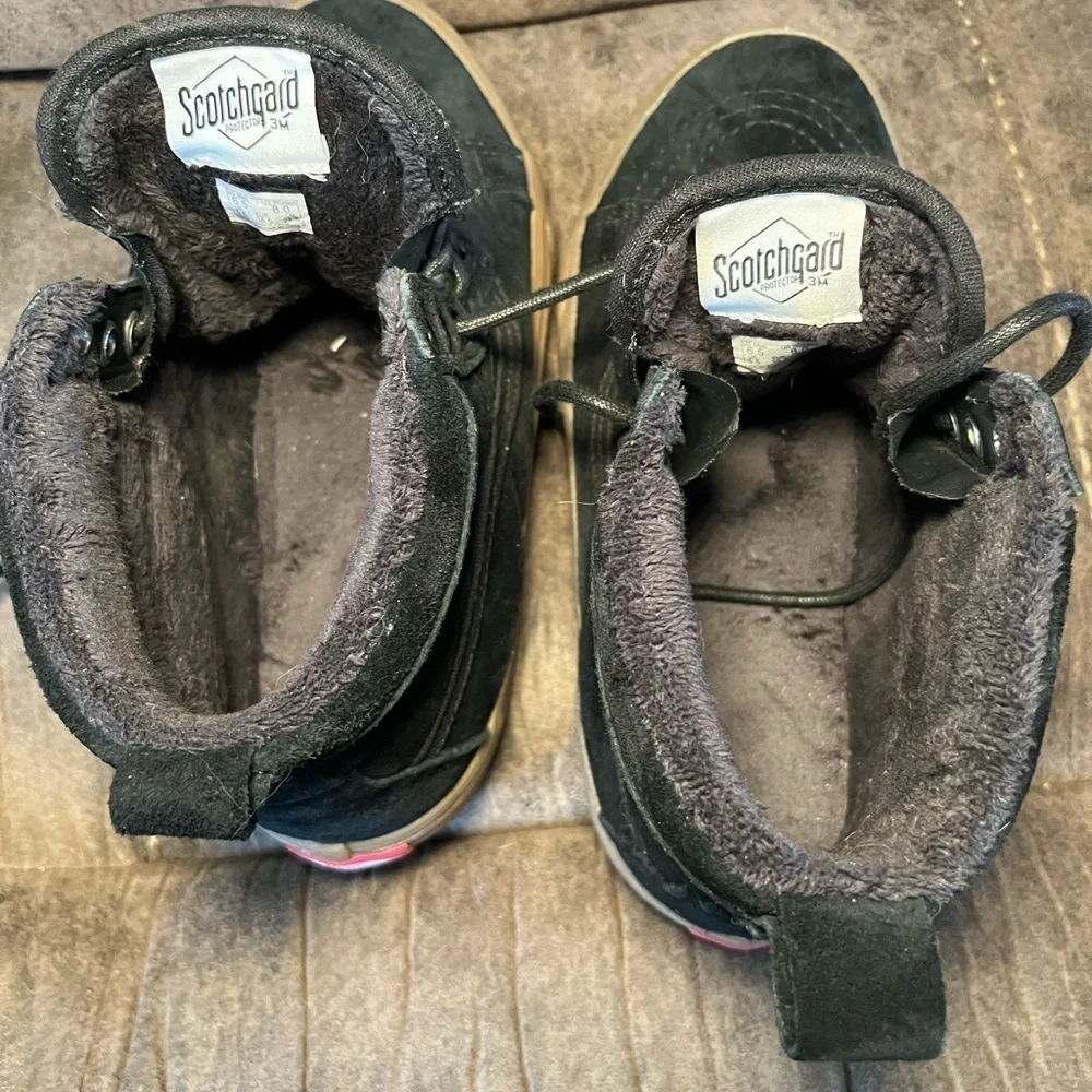 Vans black shoes