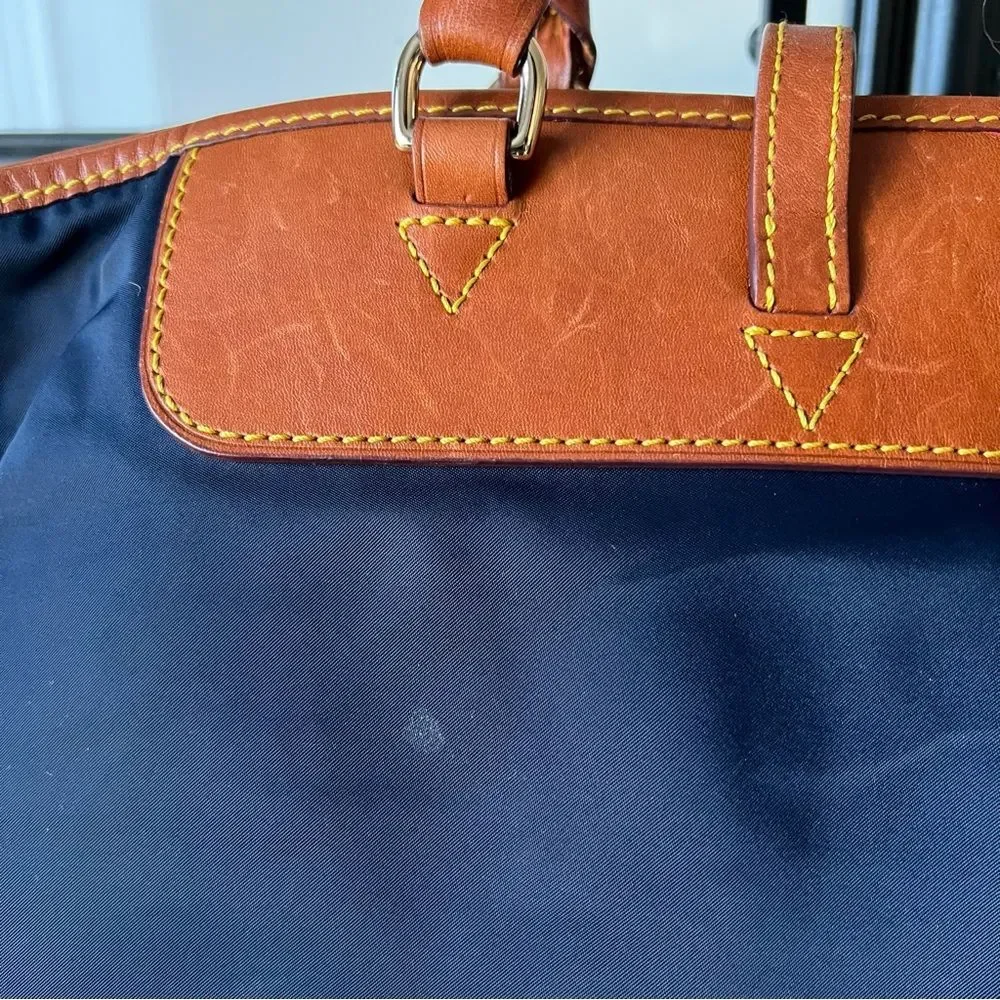 Dooney & Bourke Editors Satchel Navy Blue