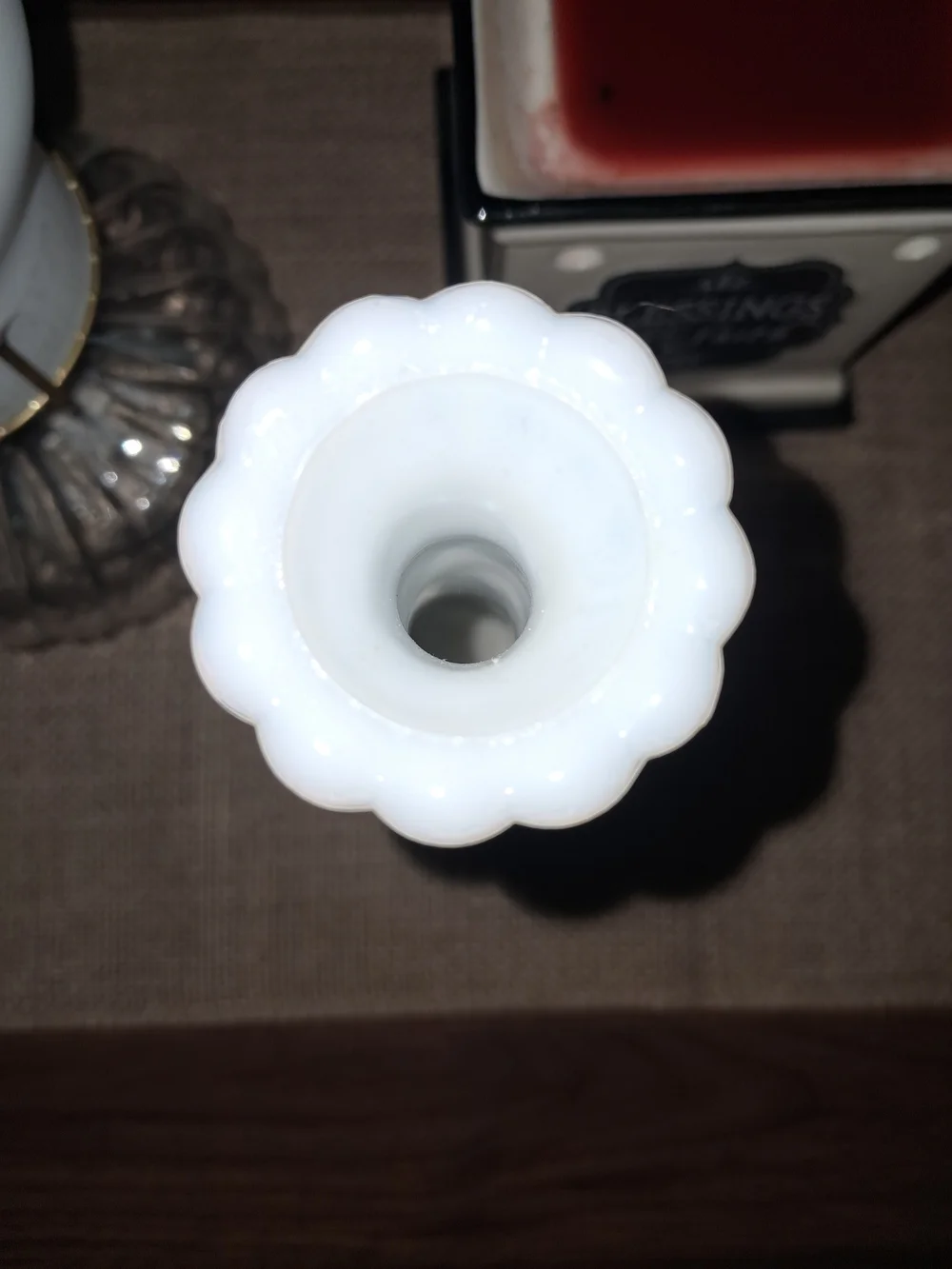 Anchor Hocking white milk
