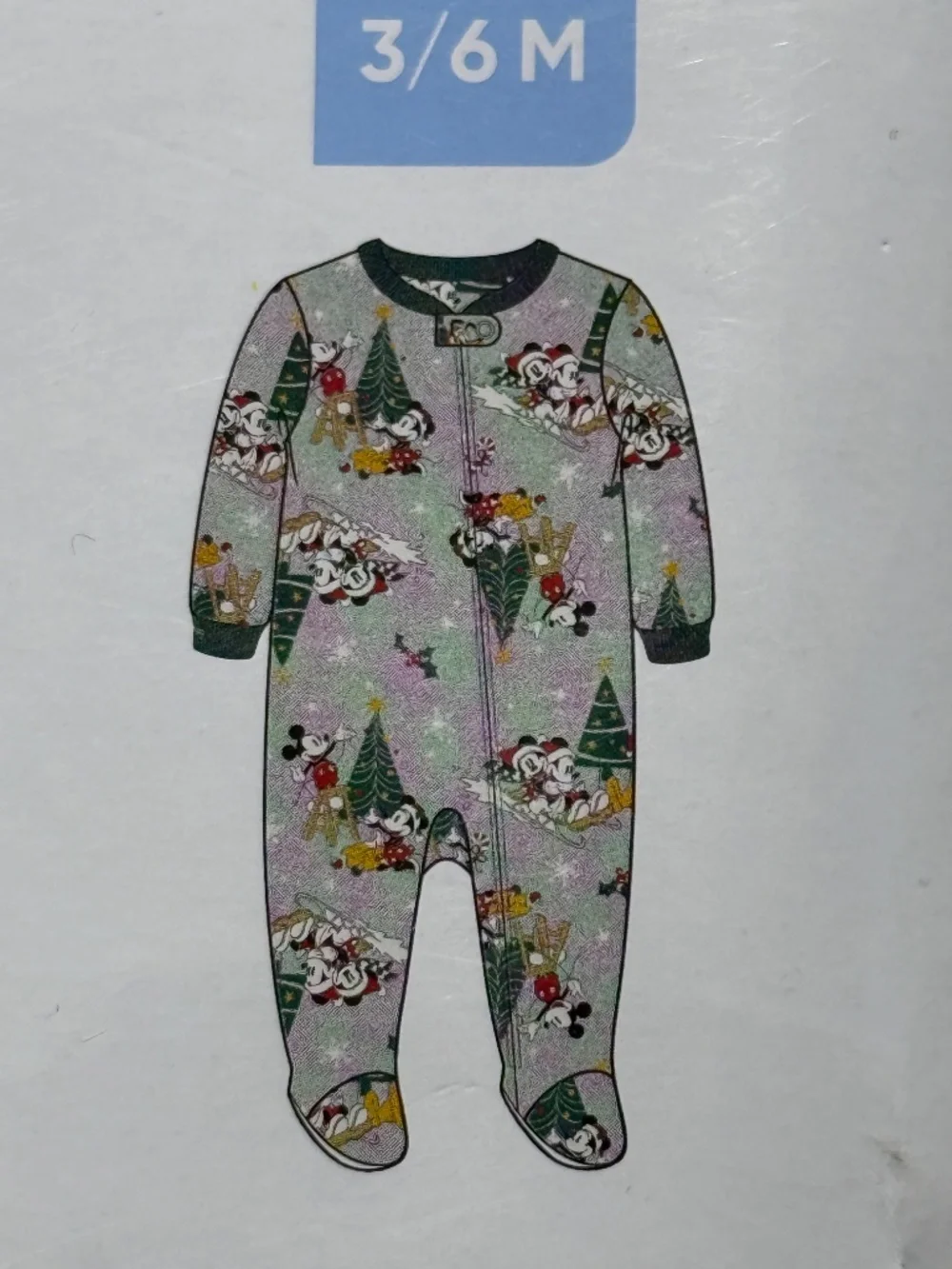 Disney Baby Mickey Mouse Footie Pajamas Size 3-6 Months NWT