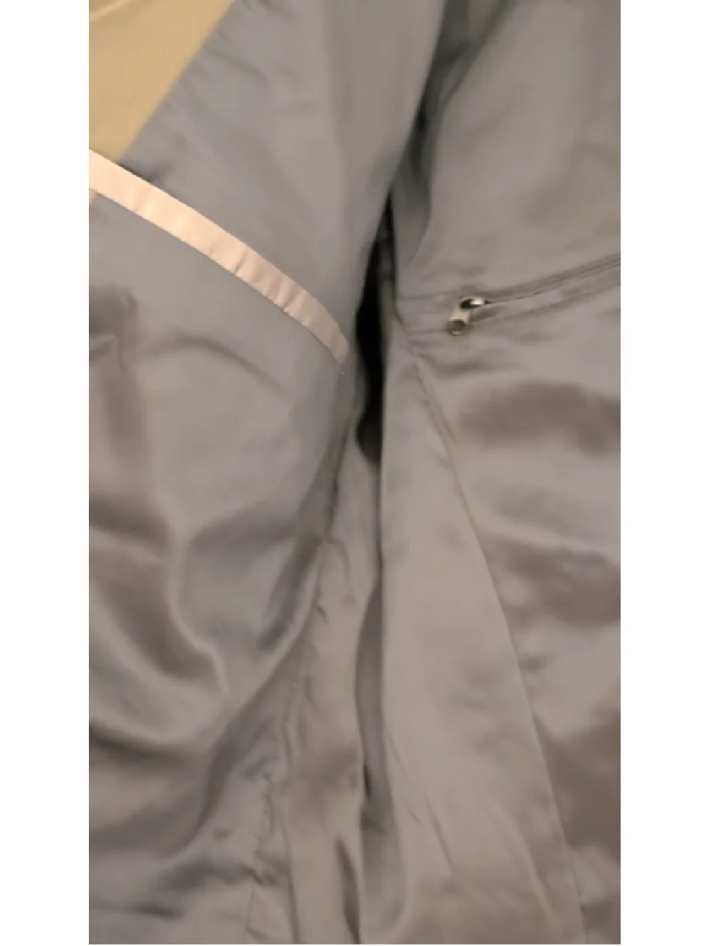 HUGO dark notched chest
