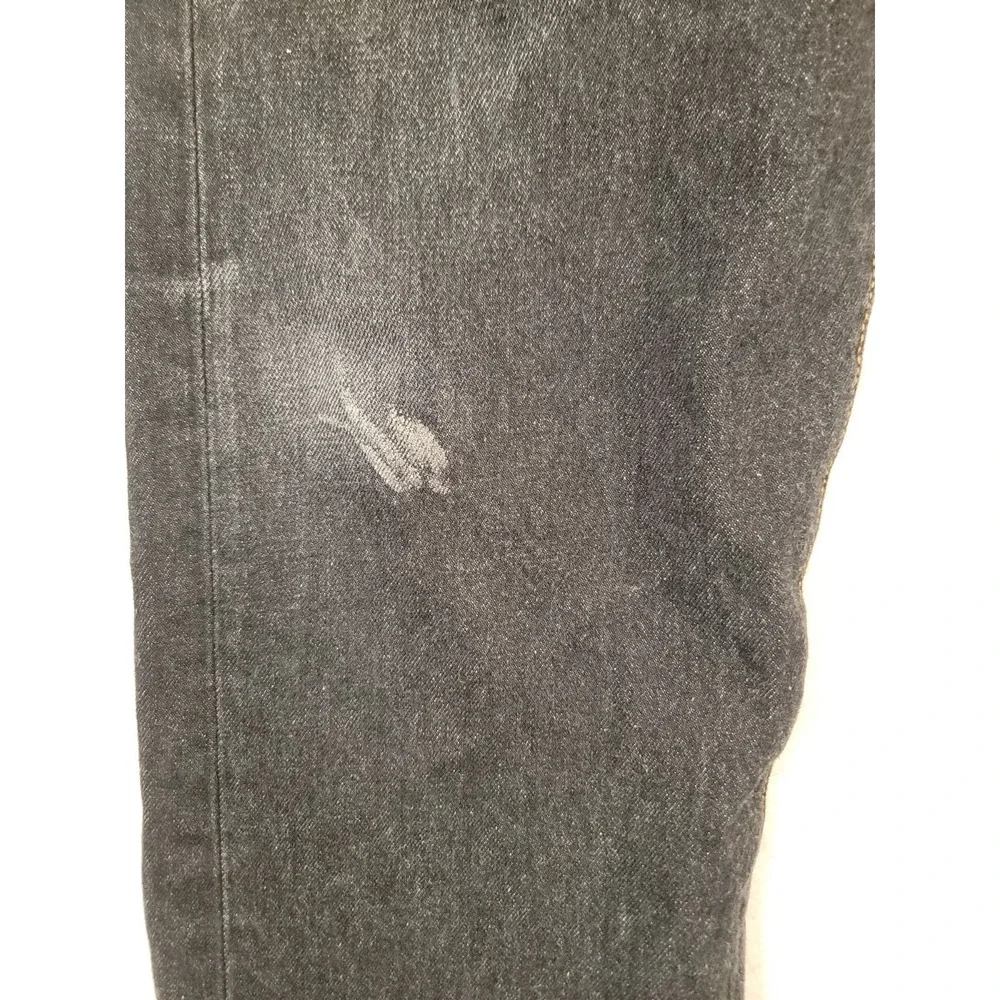 Levis 501 Jeans Mens 36x30 Black Straight Button Fly Denim Fits‎ 34x28.5