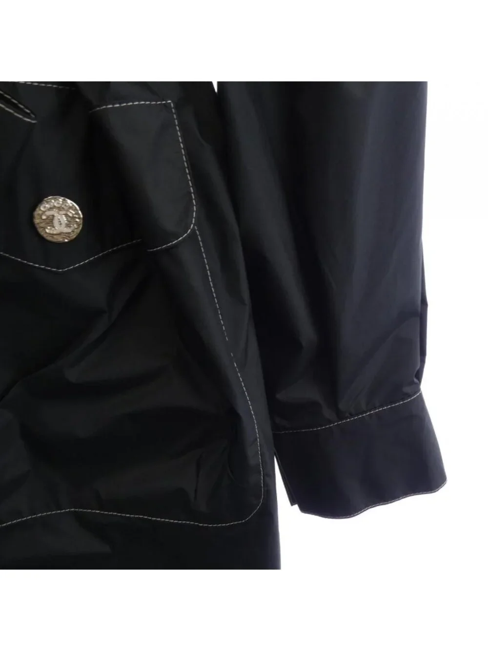 Chanel 25 Coat Black