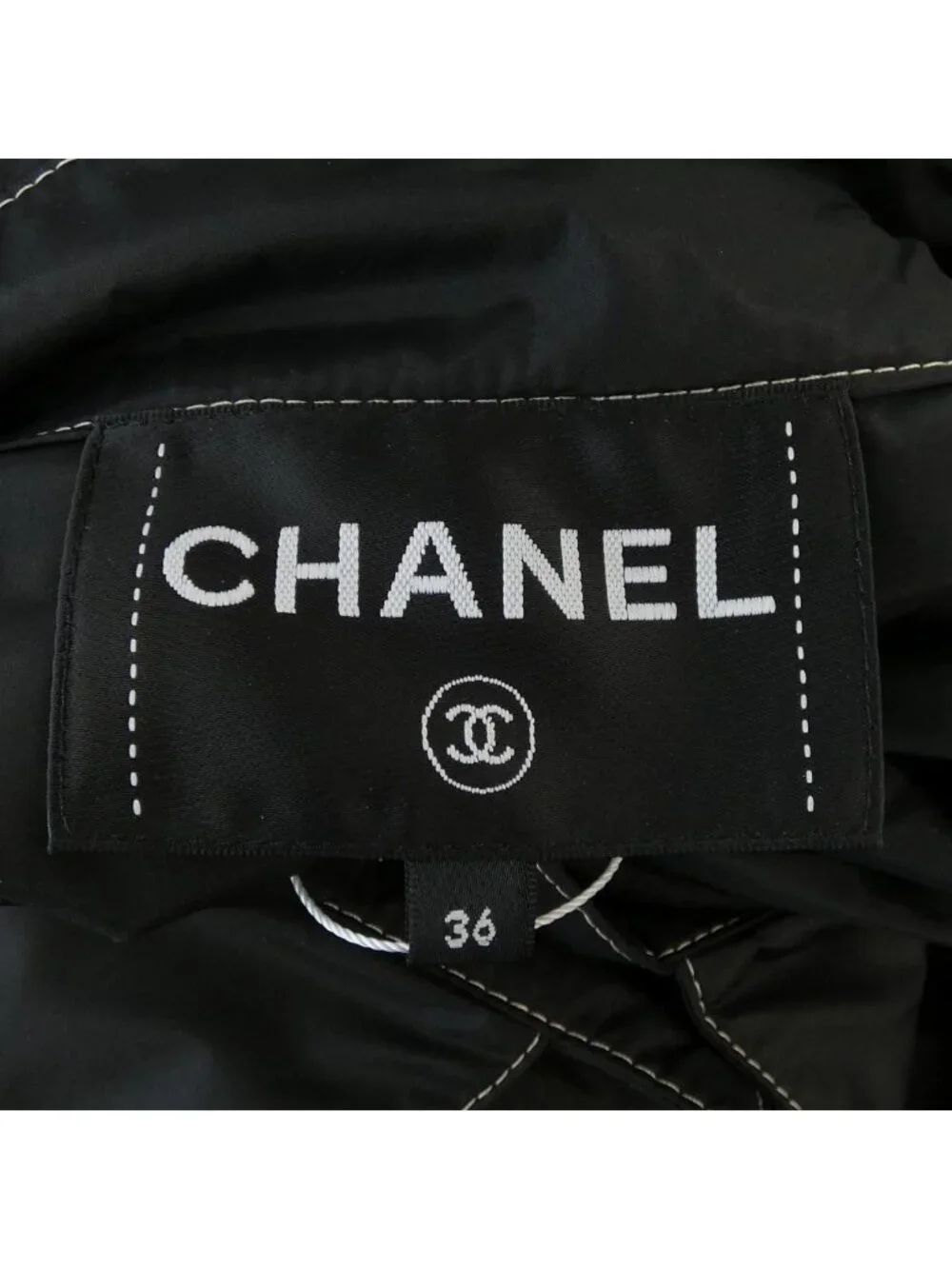 Chanel 25 Coat Black