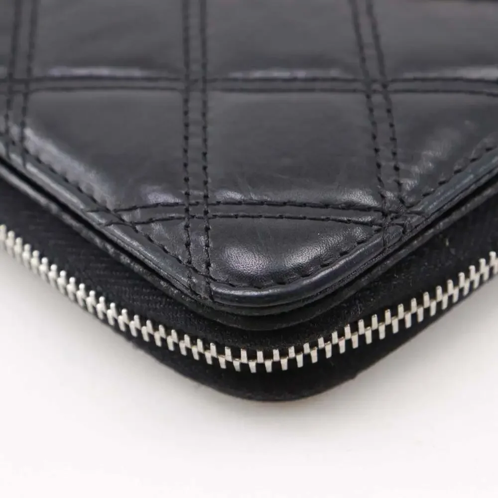 CHANEL black lambskin