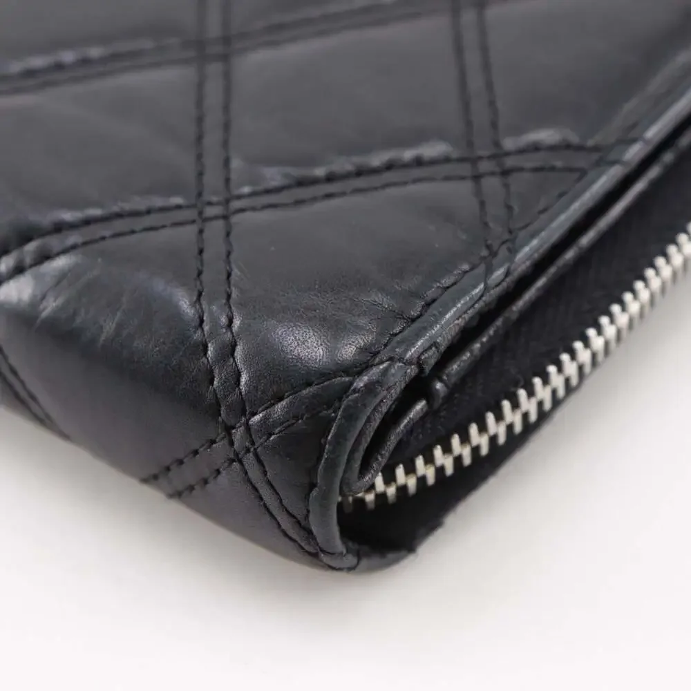 CHANEL black lambskin