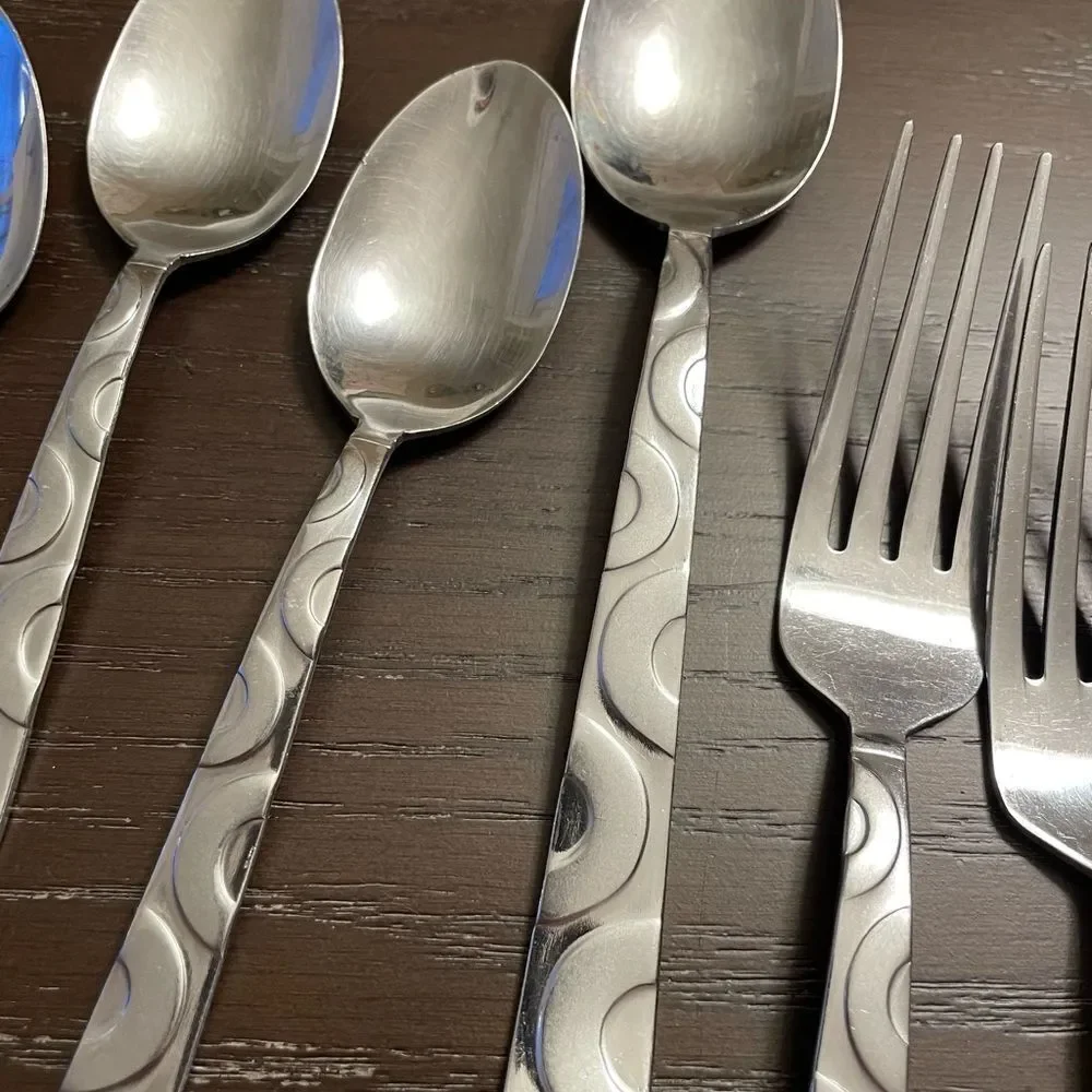 Pfaltzgraff 18/10 Garland Frost Extra Flatware Pieces