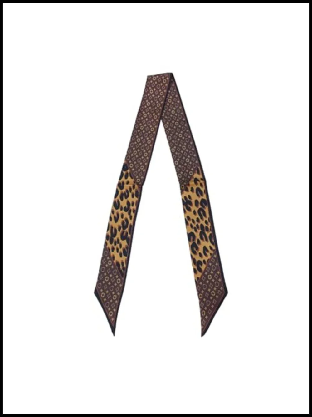 100% Mulberry Silk Scarf - Multi-Use Necktie, Hair Ribbon, Handbag Wrap