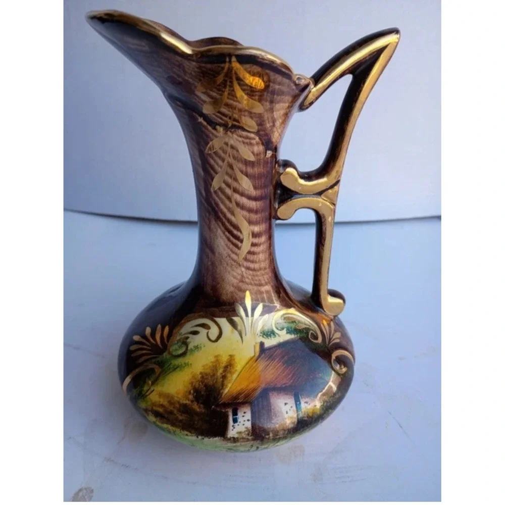Extraordinary Vase Made in Belgium by Henry Bequet #314 Quaregnon 7