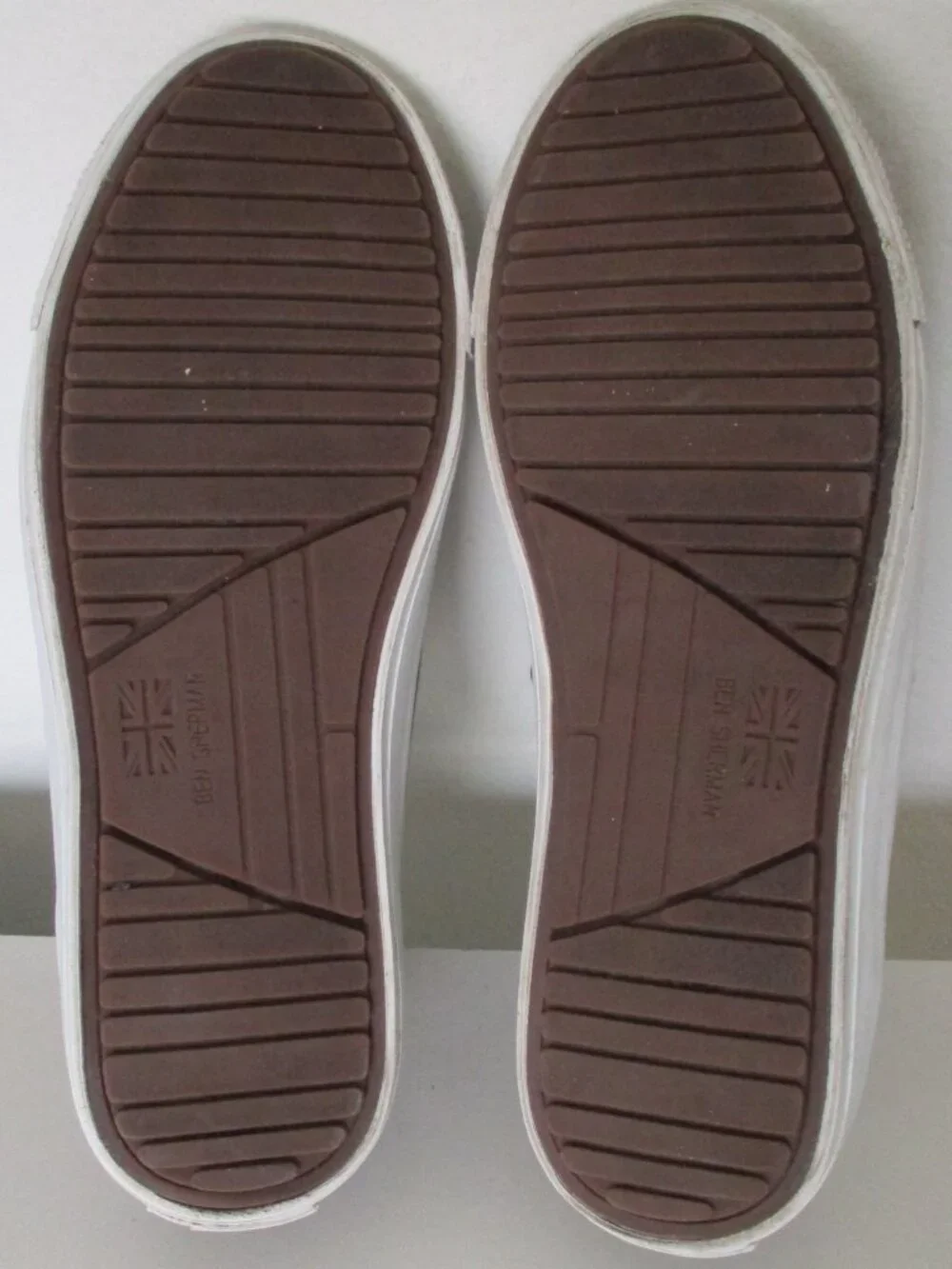 Ben Sherman Mens Brown Leather Lace-up Fashion Sneaker Shoe NWOB - Size 8M