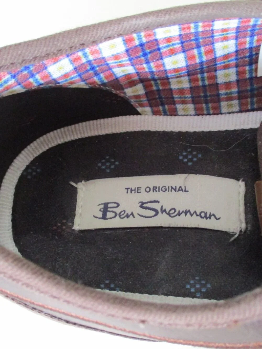 Ben Sherman Mens Brown Leather Lace-up Fashion Sneaker Shoe NWOB - Size 8M