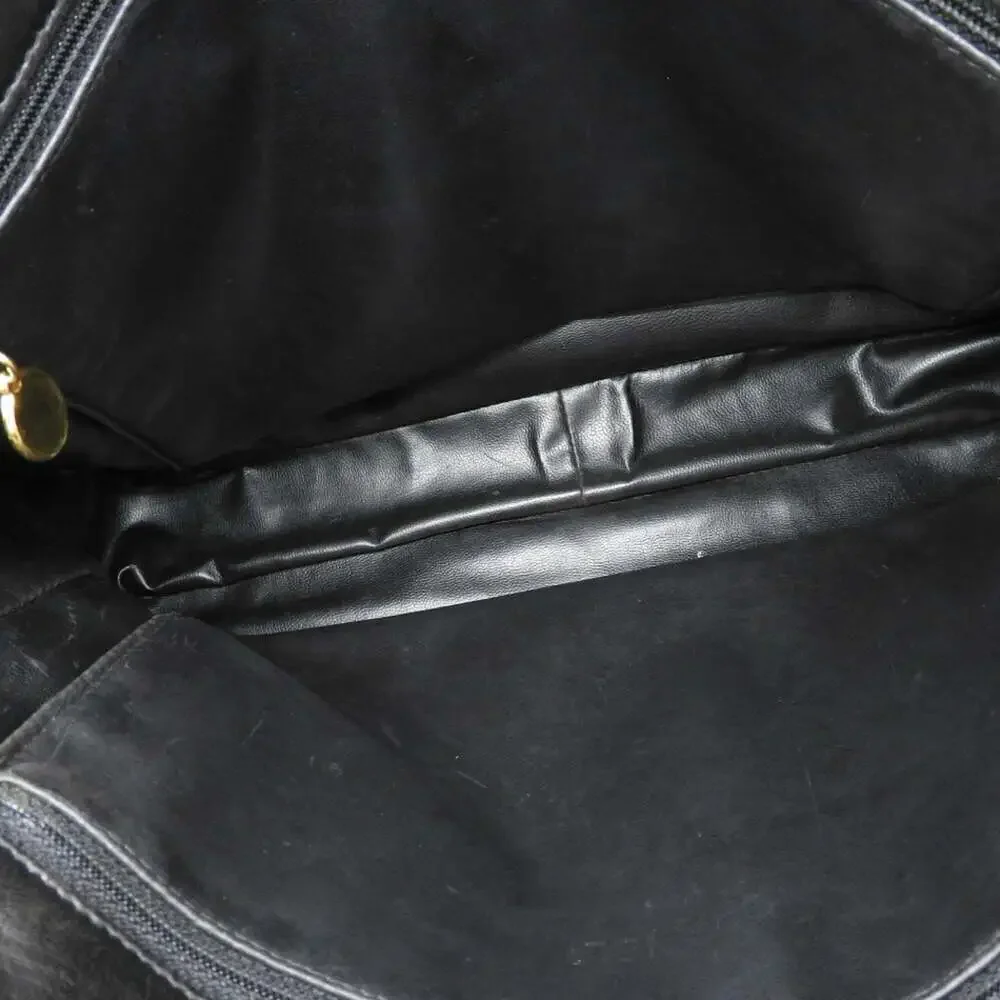 CHANEL black lambskin