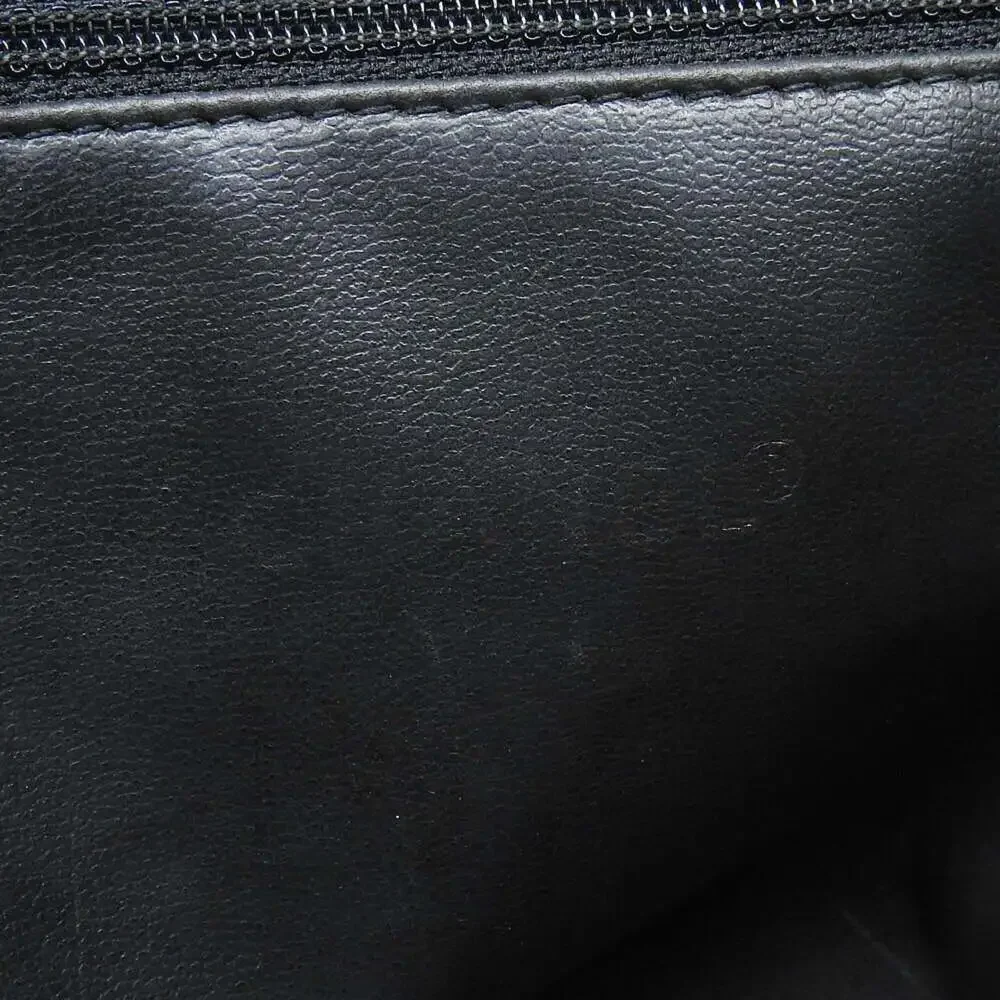 CHANEL black lambskin
