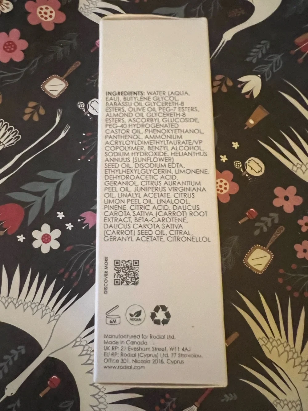Rodial boxed skincare