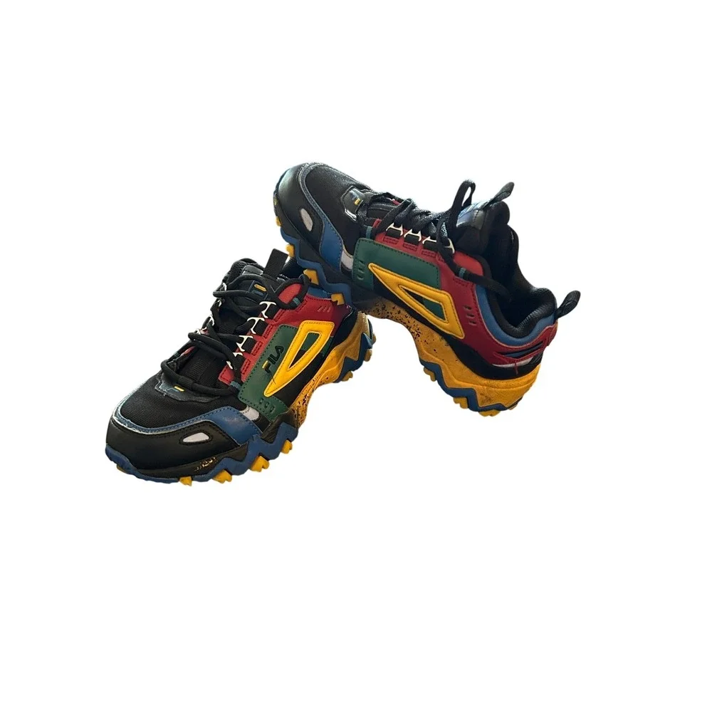 Fila Kids Shoes Chunky Sneakers Color‎ Block Size 4 US Youth
