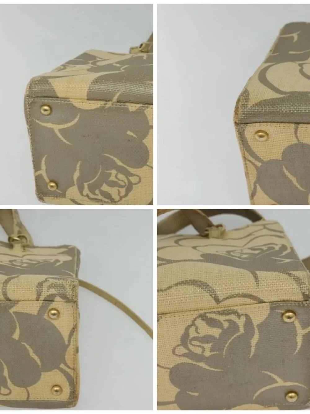 CHANEL stain material	leather