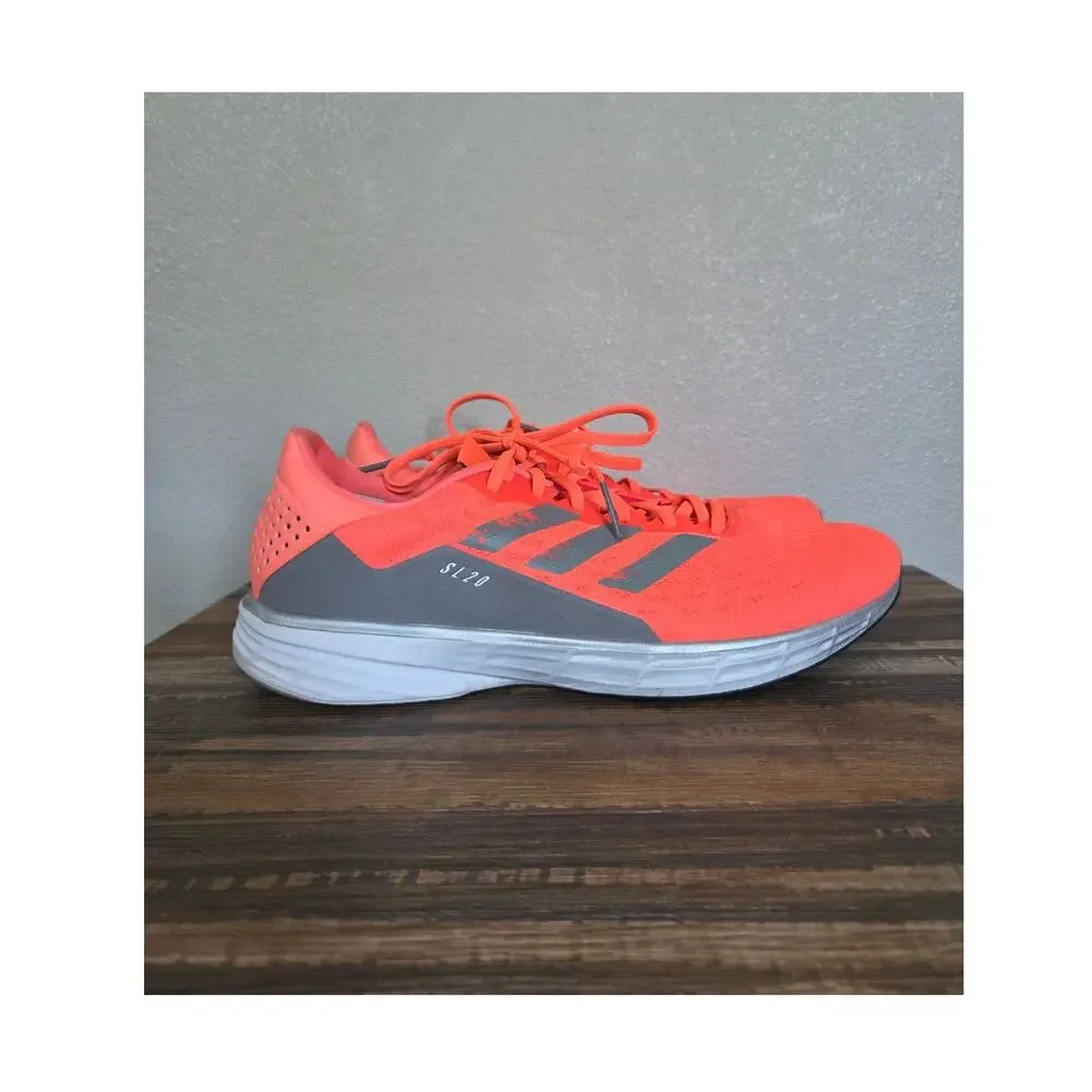 Adidas SL20 Men's Athletic Trainers Orange & Gray Running Shoes Size 11