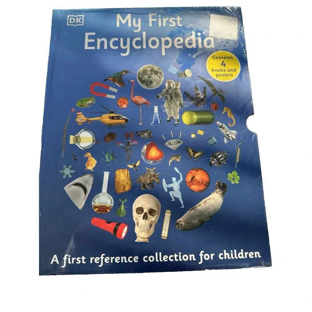 My First Encyclopedia 4 Book Set with Poster for Children New‎