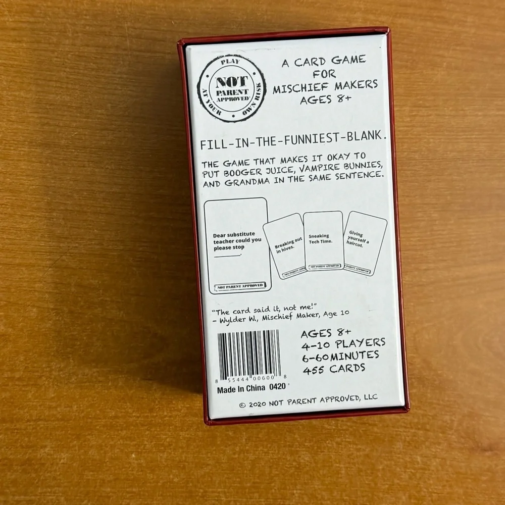 N/A fun card