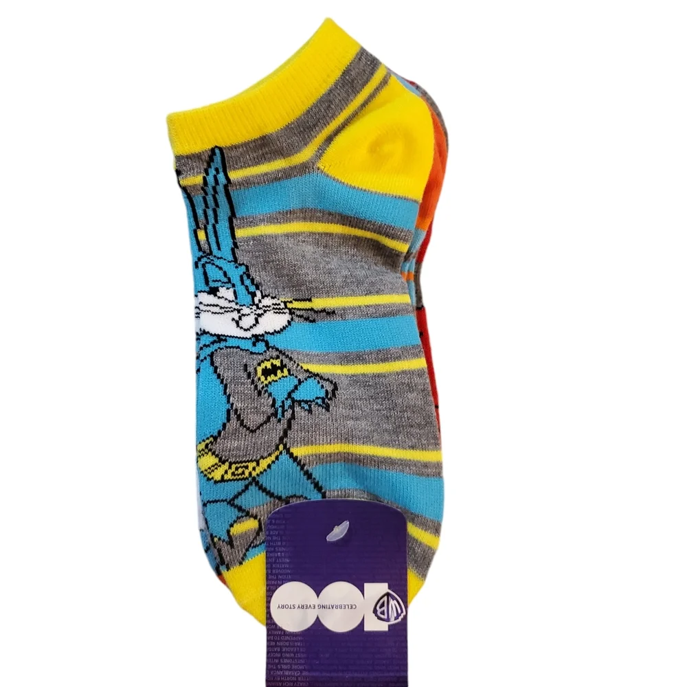 Bugs Bunny Warner Brothers Mix & Match Women's Ankle Socks‎ 5 Pairs New