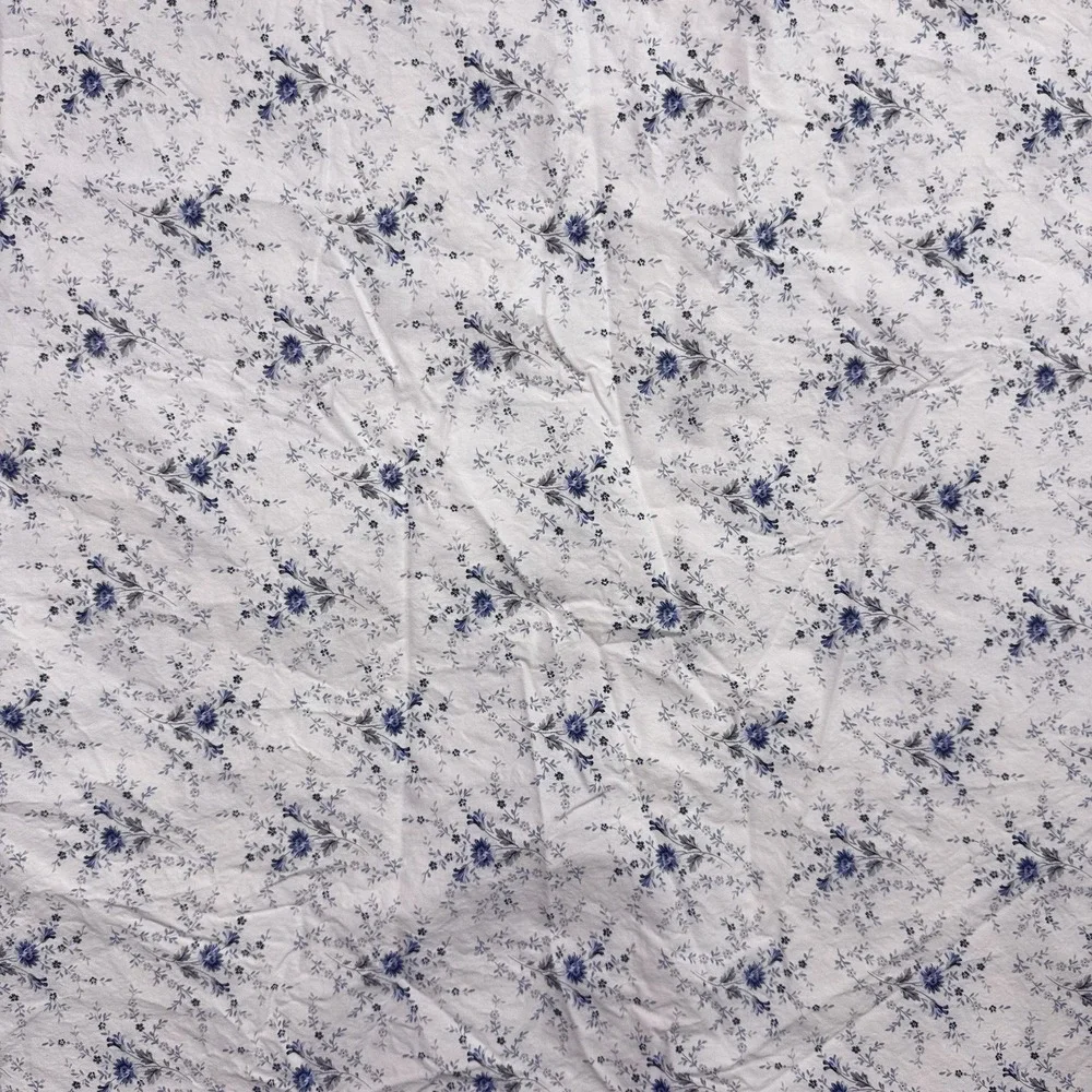 Ralph Lauren Daisy Cottage Chic Blue Floral Twin Fitted & Flat‎ Sheets