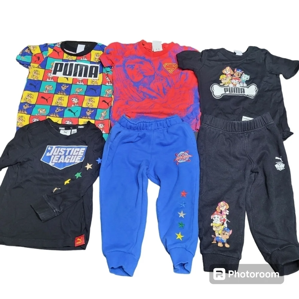 Puma 6 Piece Mix And Match Set Toddler‎ 3T