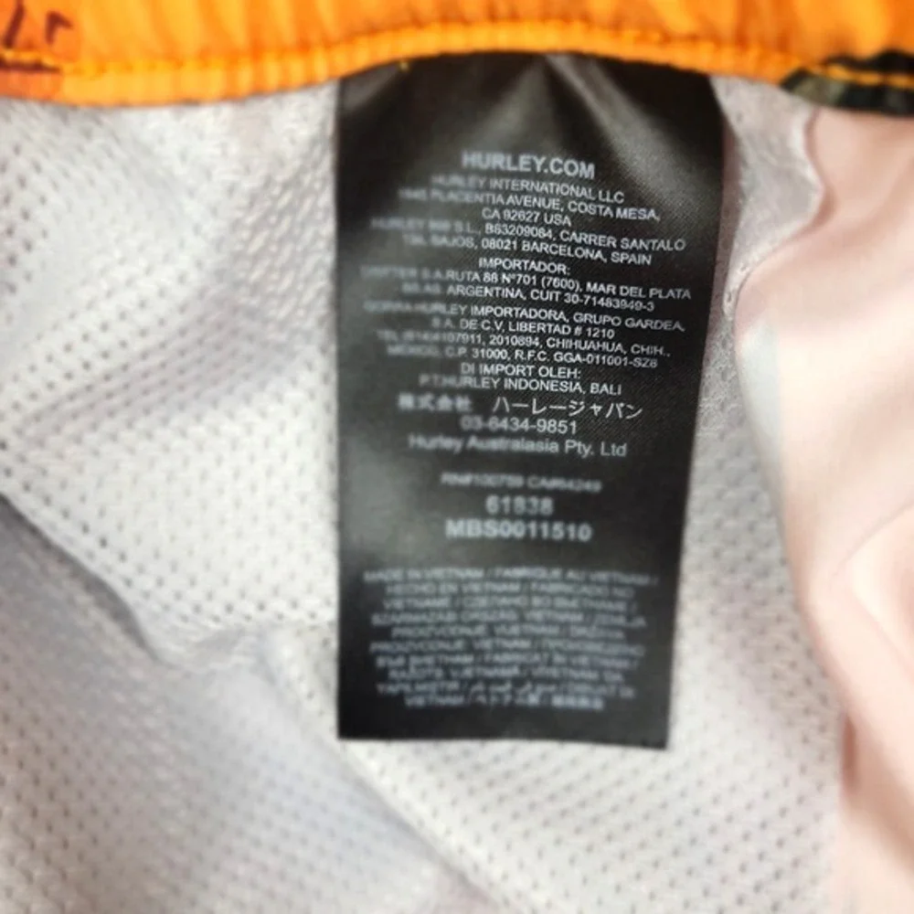 Hurley swim trunks