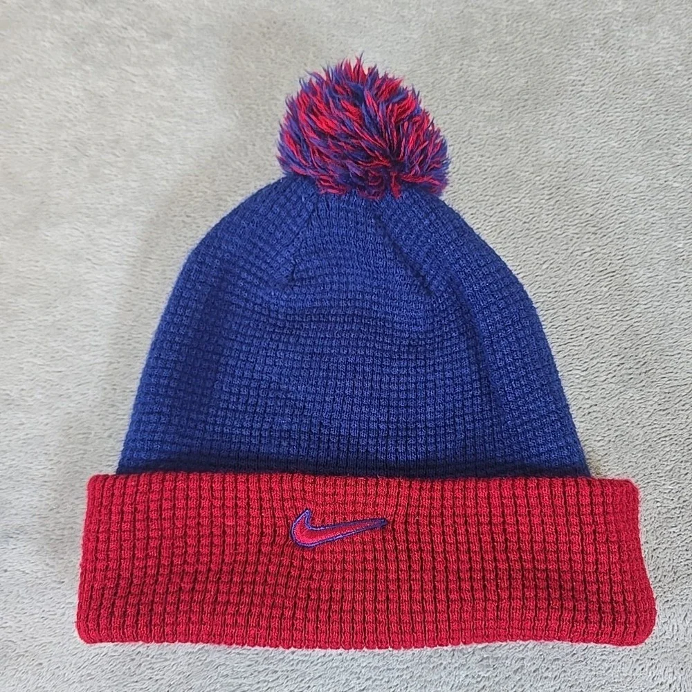 Nike Knit Hat O/S Blue  Barcelona Football Club Socer Sportswear‎ Activewear