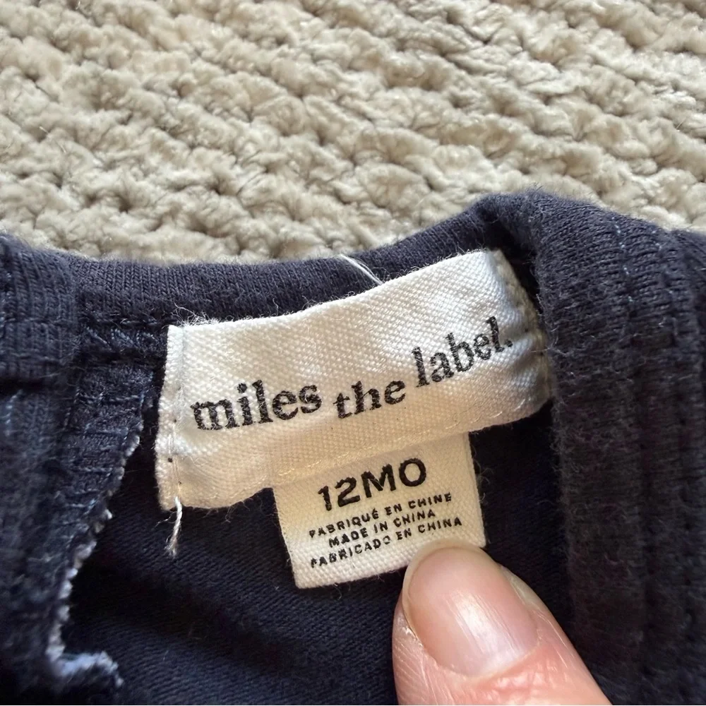 Miles The Label‎ Baby Romper 12M Cheetah Leopard Print Short Sleeve One Piece