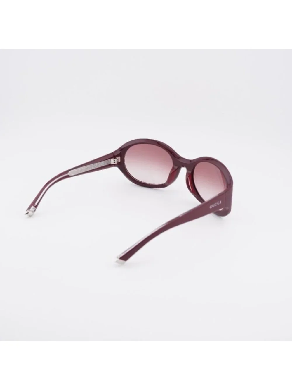 Gucci GG2012S 002 Sunglasses Solid Burgundy Square Frame, Burgundy Lenses