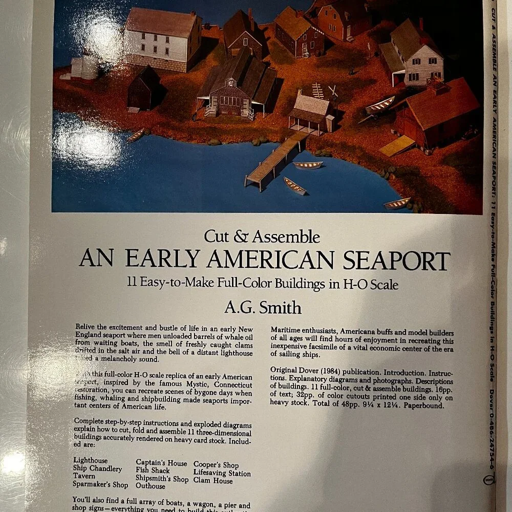 Dover Publications cut assemble