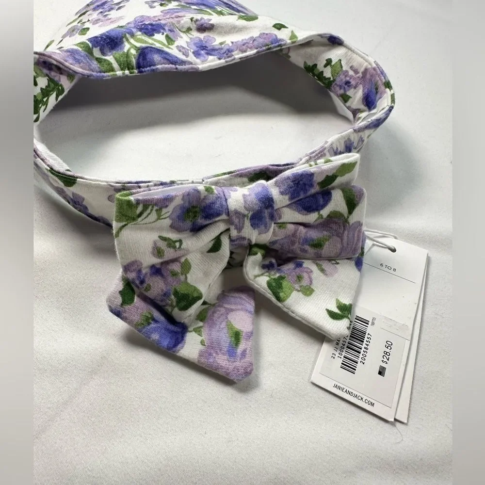 Janie and Jack floral visor