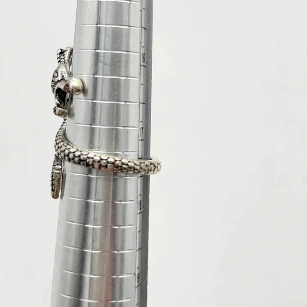 Dragon Ring Statement Silver Tone Cool‎ Fashion Jewelry Accessory