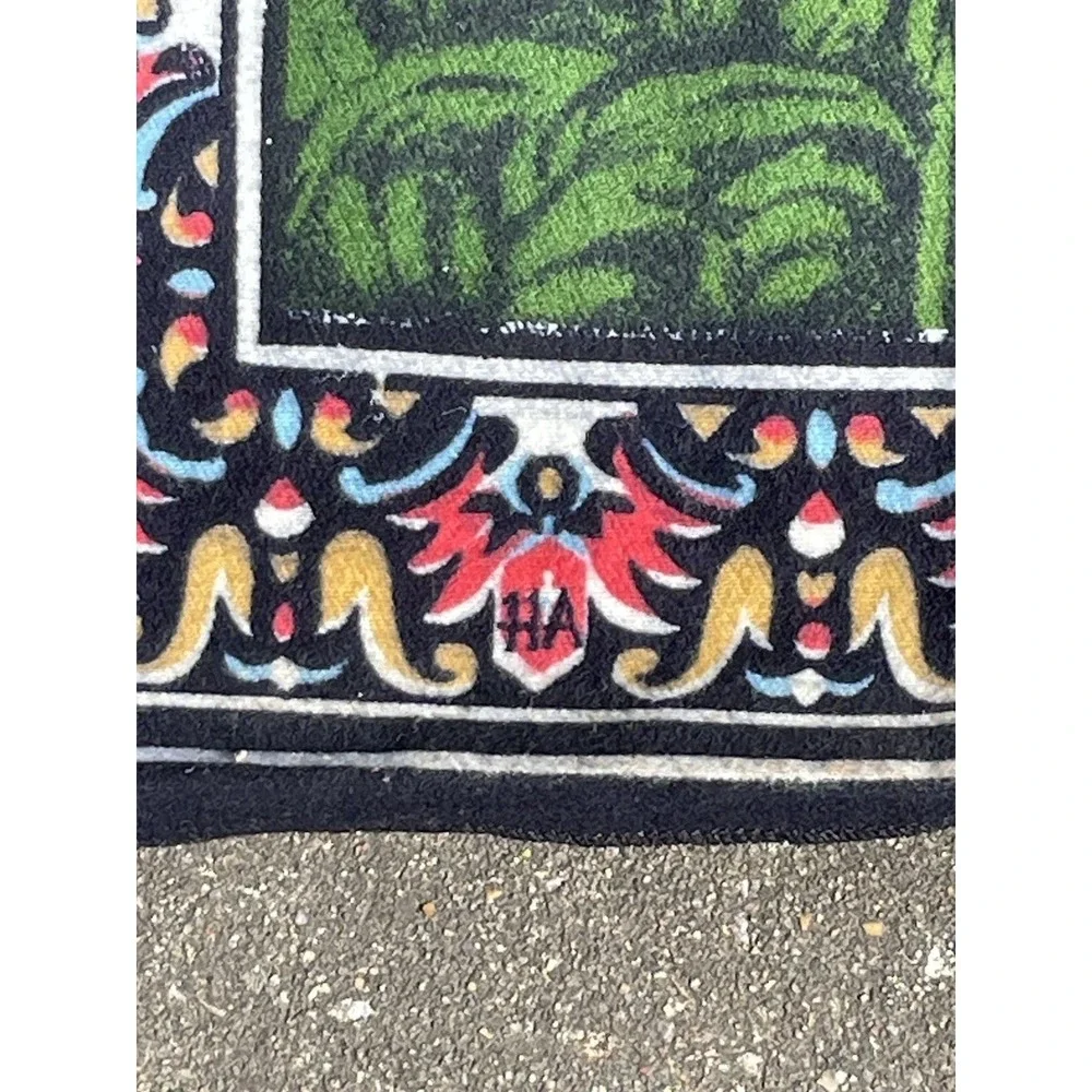 Vintage Tiger Landscape Tapestry Cotton Wall Hanging 56x36