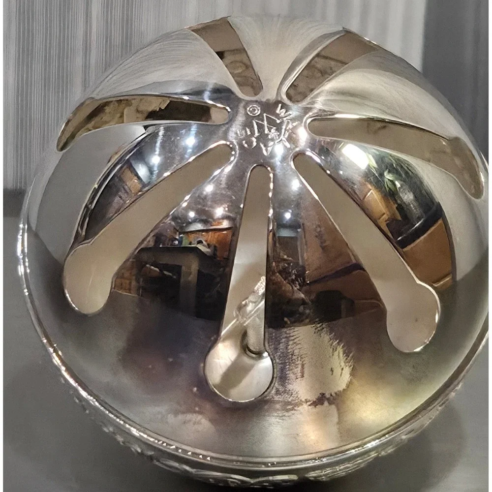 Wallace 1985 Sleigh‎ Silver-Plated  Bell Annual Holiday Collectible  Vintage