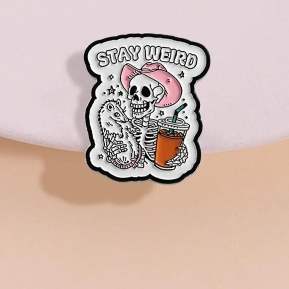 3/20 Stay Weird Enamel Pin