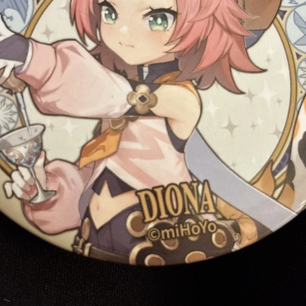 Genshin Impact‎ Diona Badge / Pin Anime