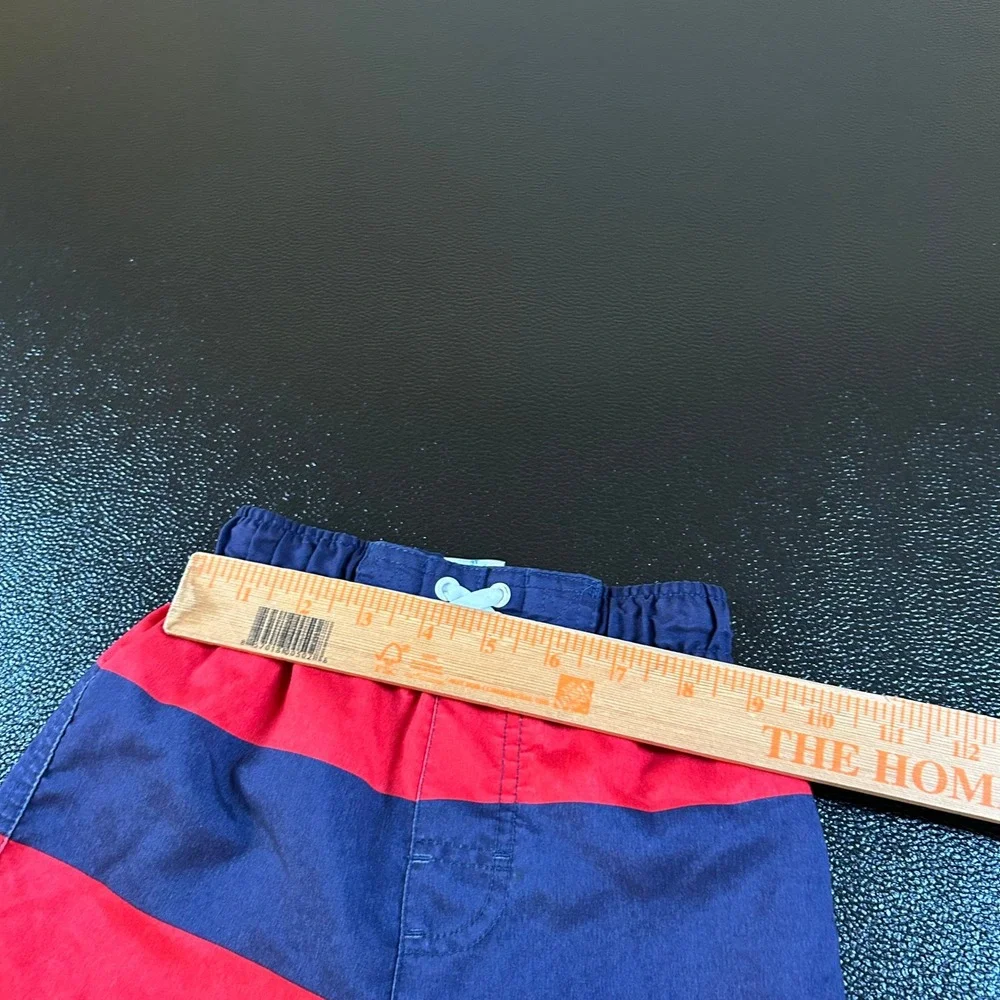 Circo Striped Swim Trunks Elastic Waist Swim‎ Shorts Casual Red Blue Toddler 3T