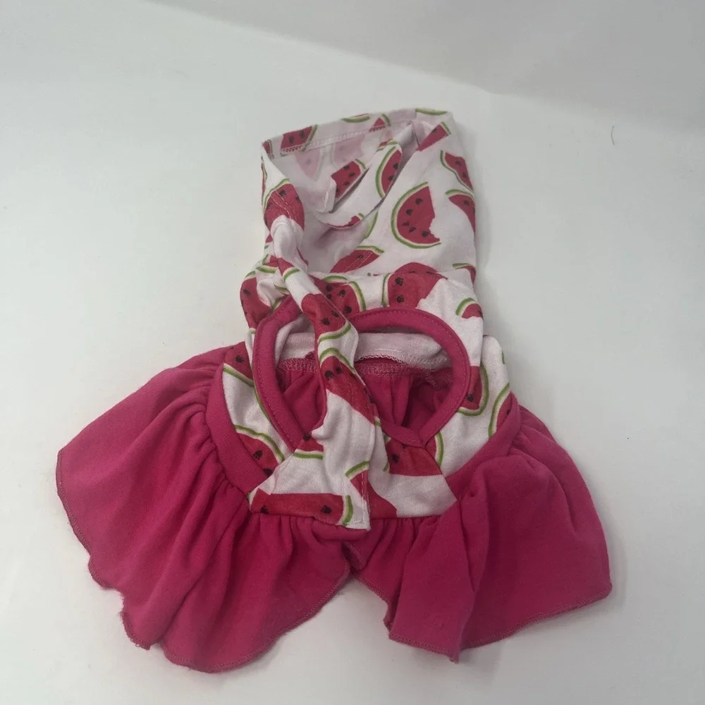 Build a Bear Promise Pet Clothes Watermelon Dress‎ Outfit