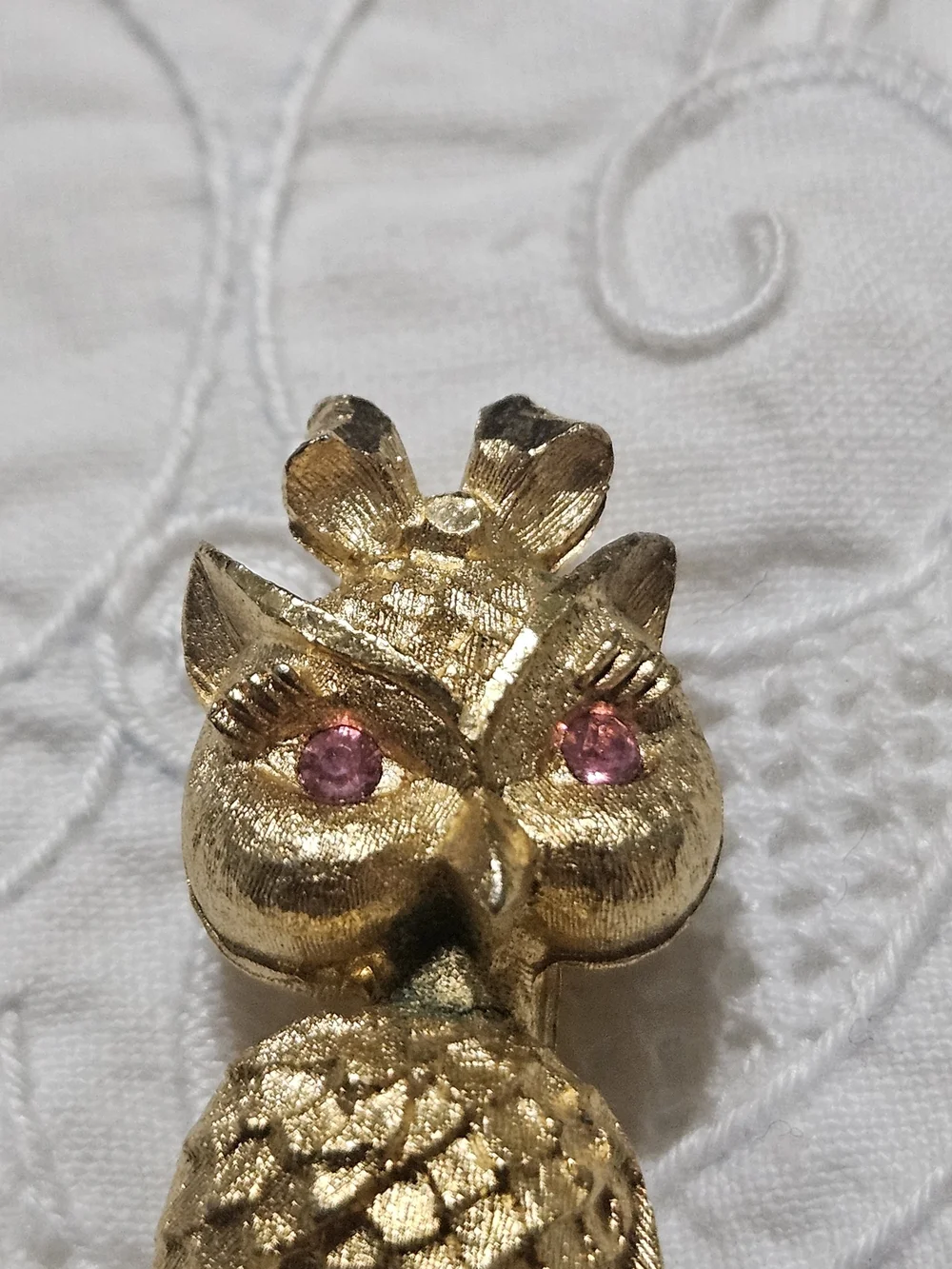 Mamselle owl brooch