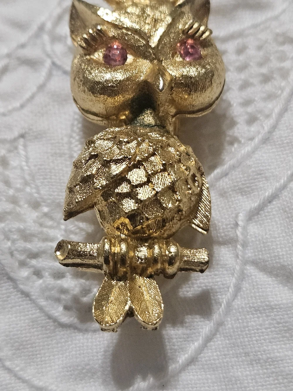 Mamselle owl brooch
