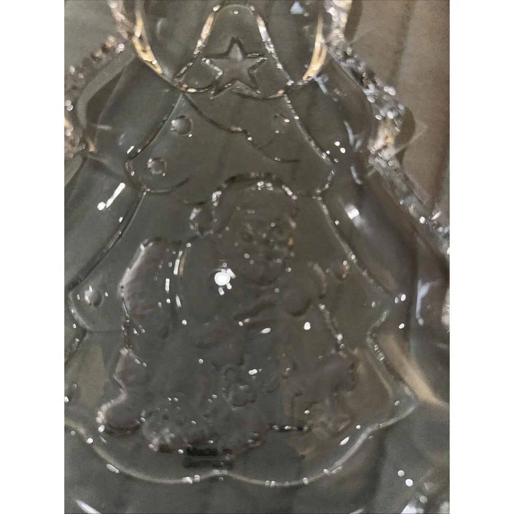 Gorham Glass Candy‎ Dish Snowy Sweethearts 8.5 in New In Box