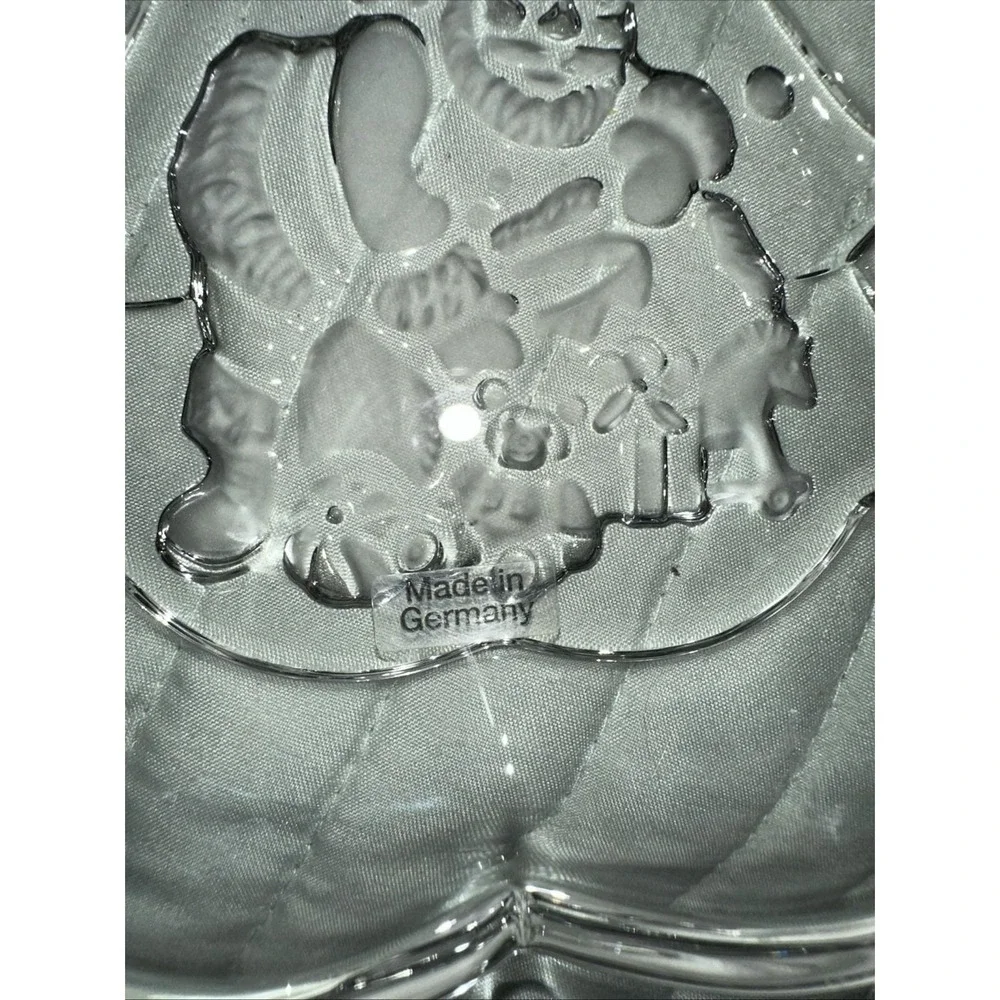 Gorham Glass Candy‎ Dish Snowy Sweethearts 8.5 in New In Box