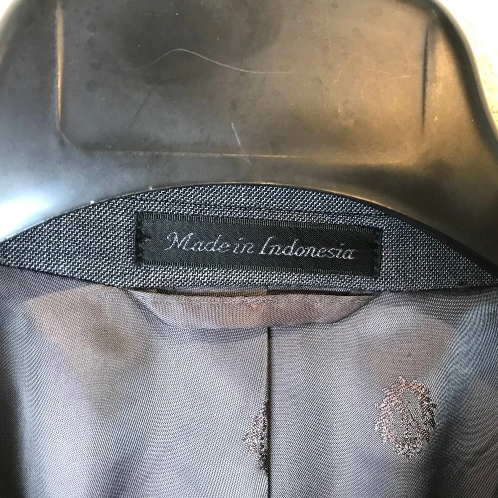 Lauren Ralph Lauren‎ Men's Grey 100% Wool Jacket Blazer Size 52L