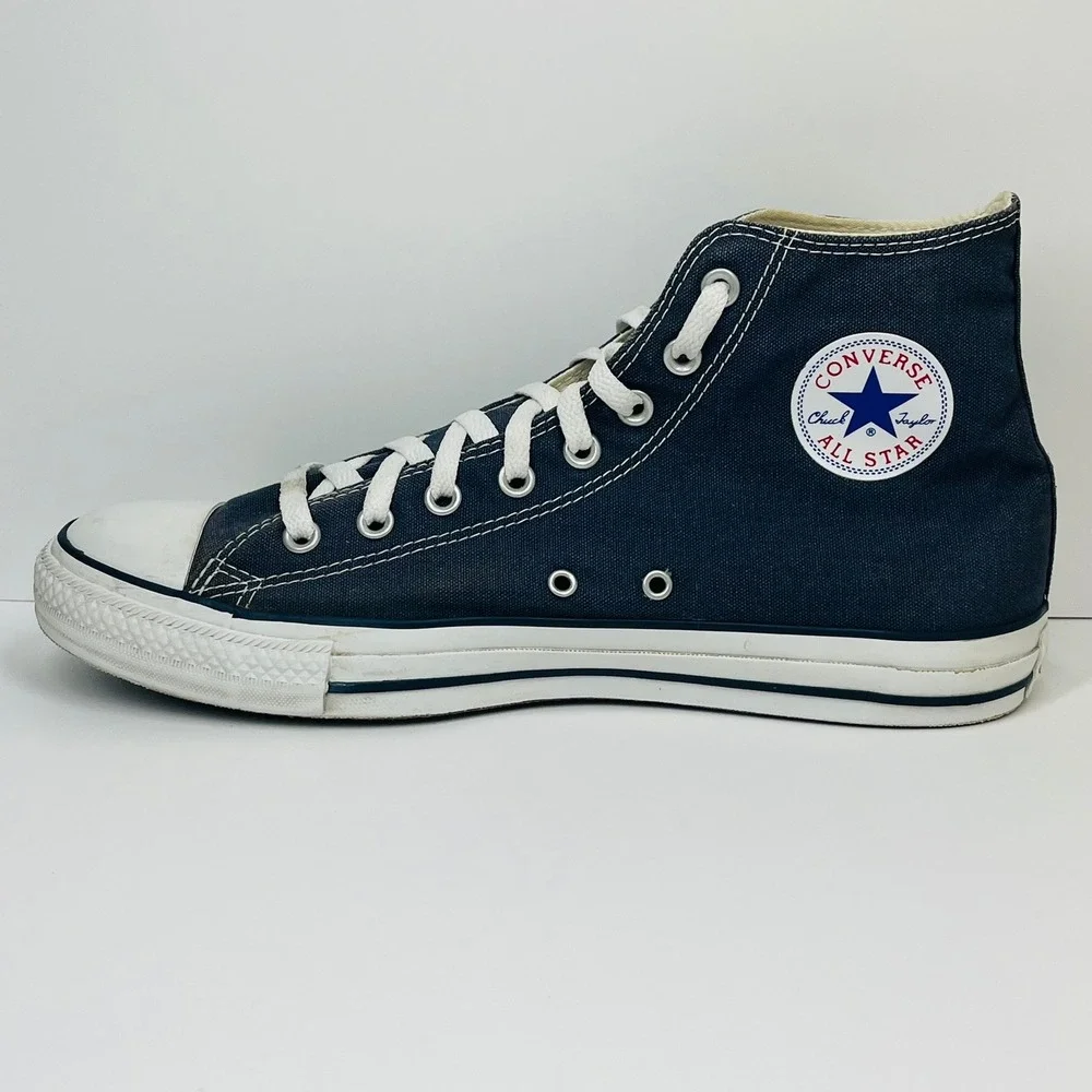 Converse Chuck Taylor All Star High Top Sneakers Mens 11 Womens 13 Navy M9622
