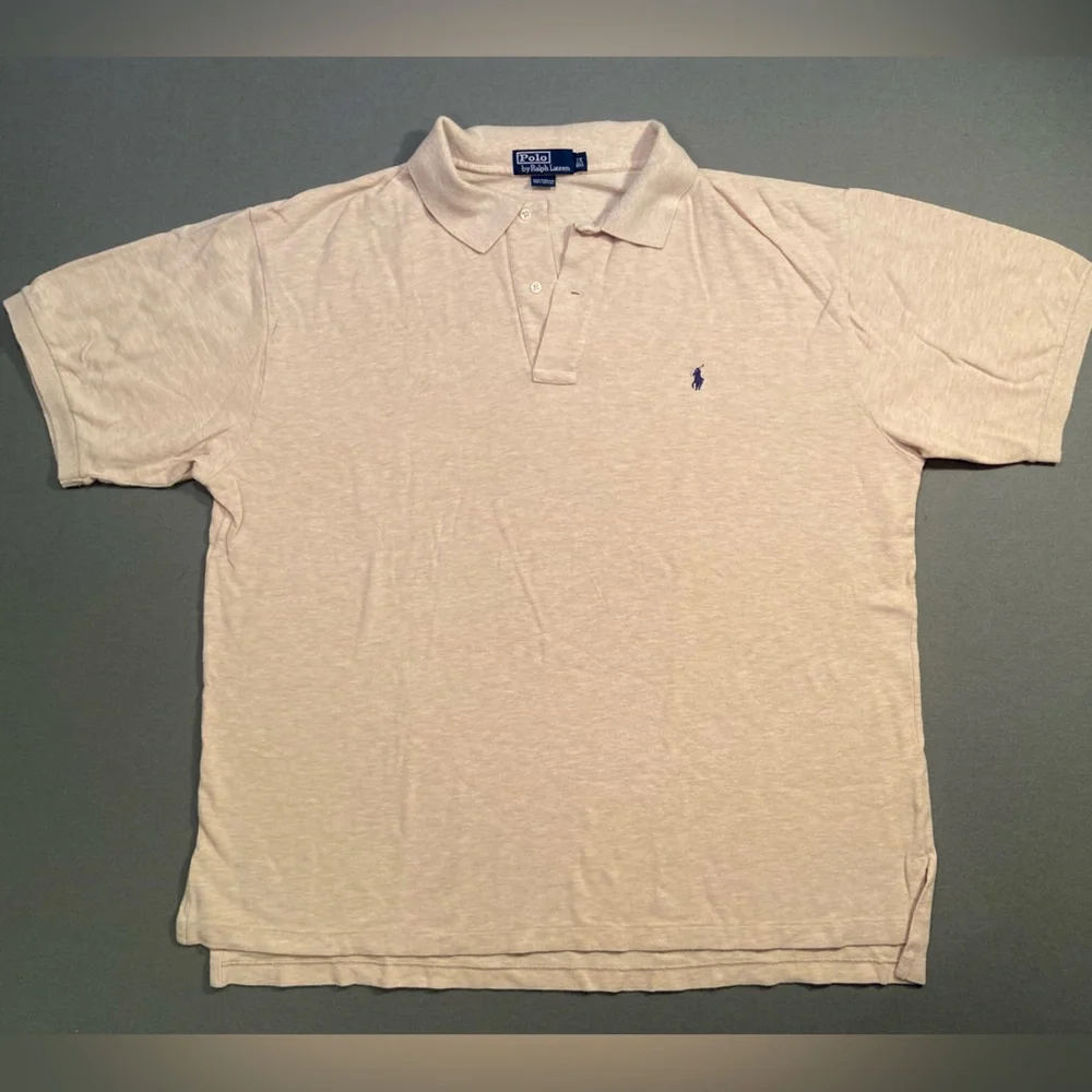 Polo by Ralph Lauren, short‎ sleeve, oatmeal color, size 2XB