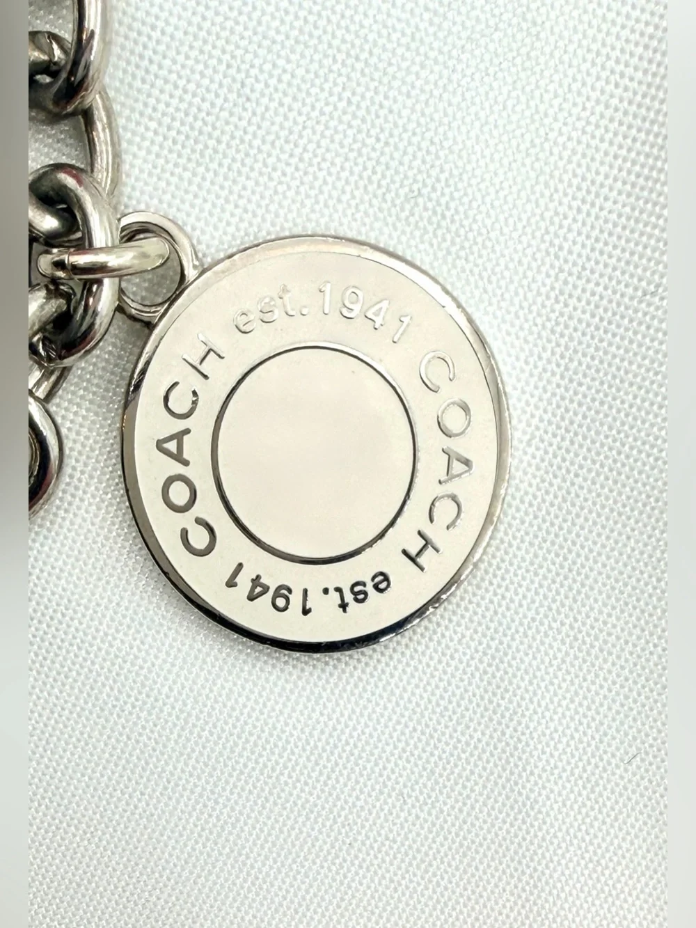 Coach noticeable zipper hardware
