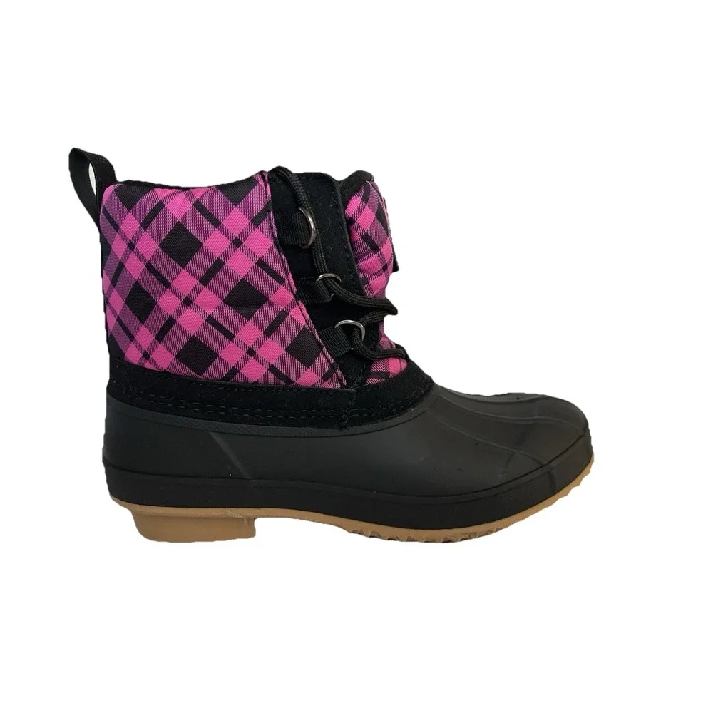 Mishansha Snow Boots for Women Mid-Calf Waterproof Winter Boot Woman Size 6.  4Y
