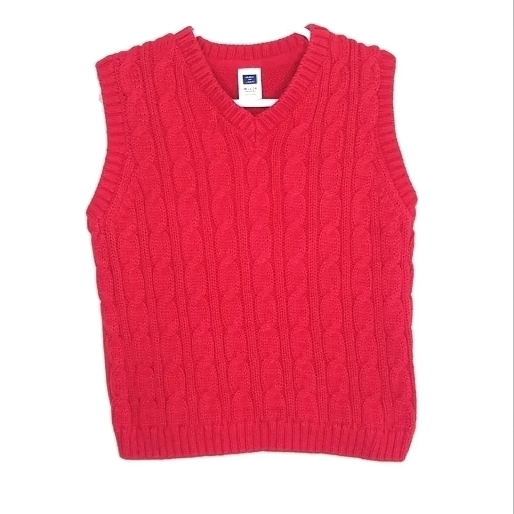Janie and Jack Cable Knit Vest 18-24m